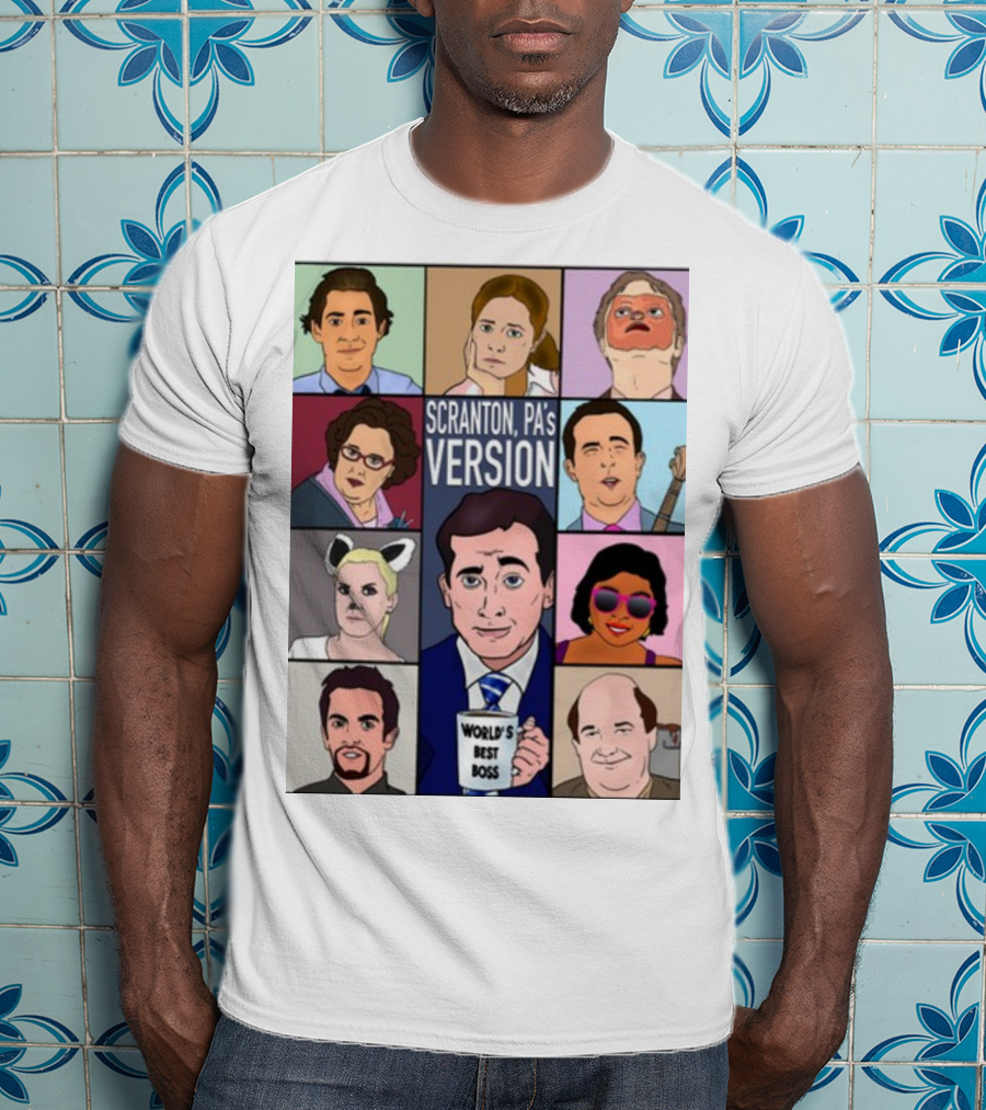 Scranton PA's Version The Office Eras World's Best Boss T-Shirt