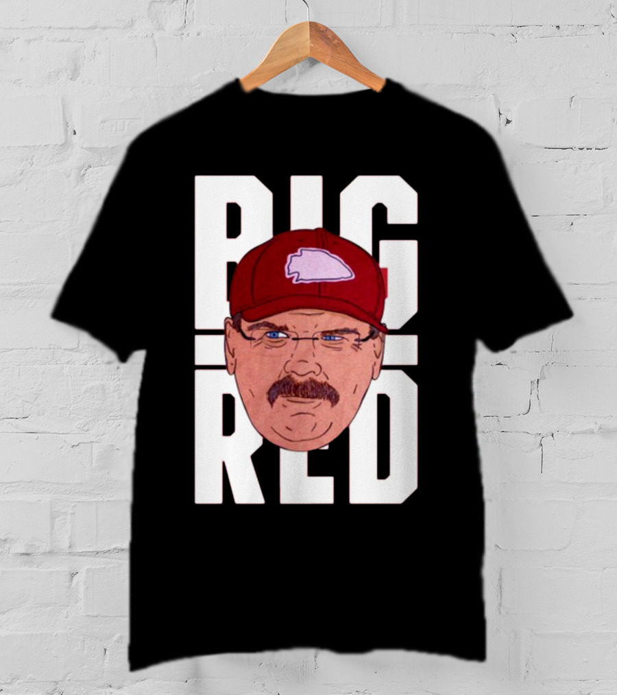 Thekyliewinfrey Andy Reid Big Red Face Illustration Chiefs Hat T-Shirt