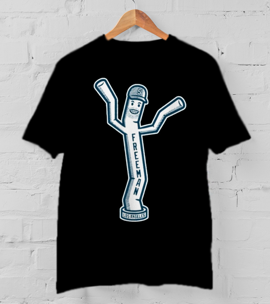 Freddie Freeman Los Angeles Dancing Inflatable Tube Guy T-Shirt