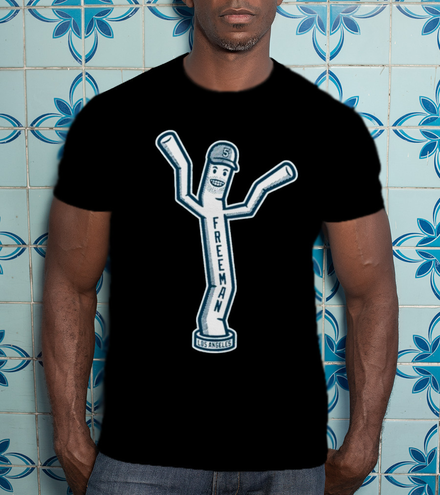 Freddie Freeman Los Angeles Dancing Inflatable Tube Guy T-Shirt