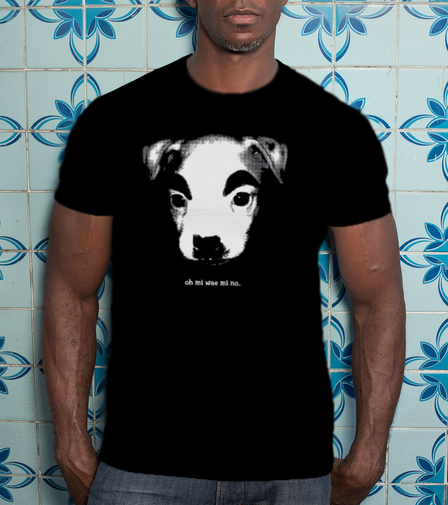 Mamono World Oh Mi Wae Mi No Dog Image T-Shirt