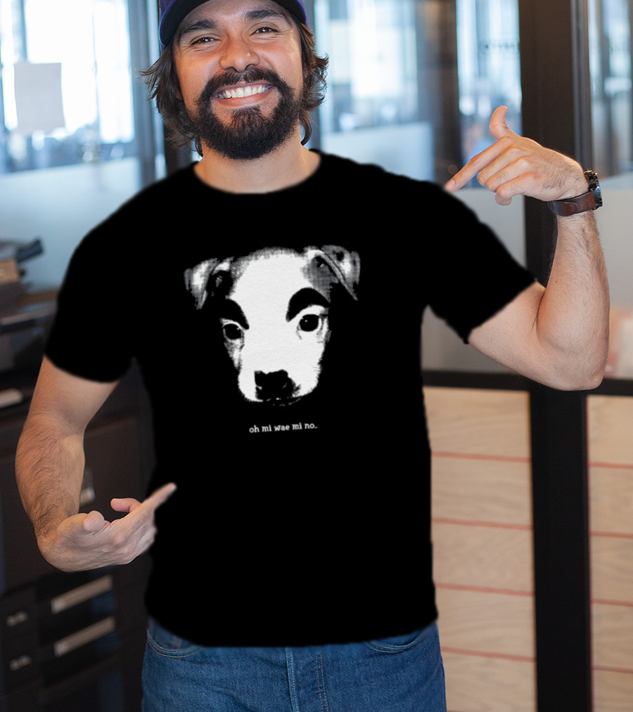 Mamono World Oh Mi Wae Mi No Dog Image T-Shirt