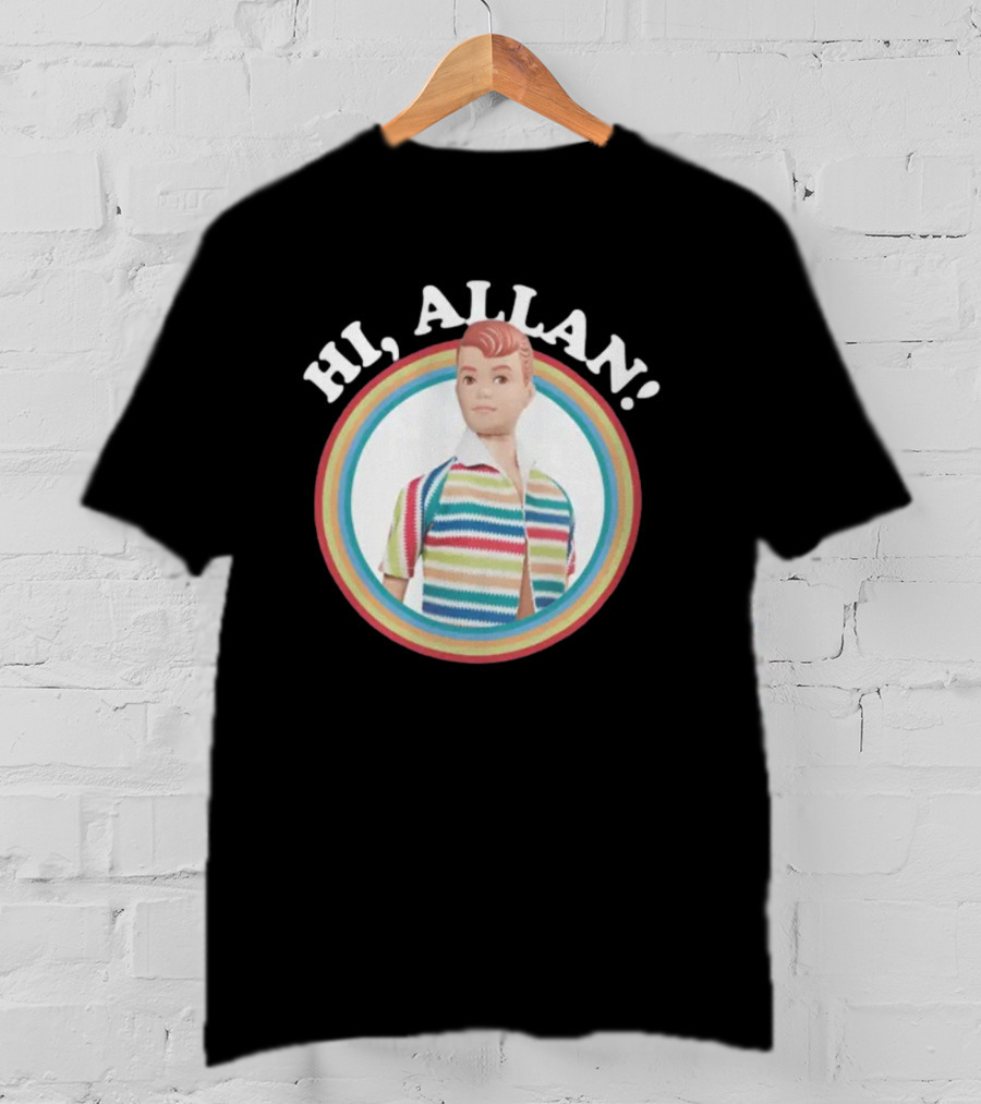 Hi Allan Retro Rainbow Toy T-Shirt
