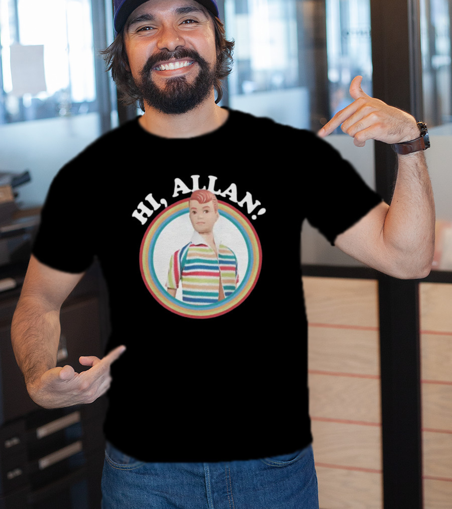 Hi Allan Retro Rainbow Toy T-Shirt