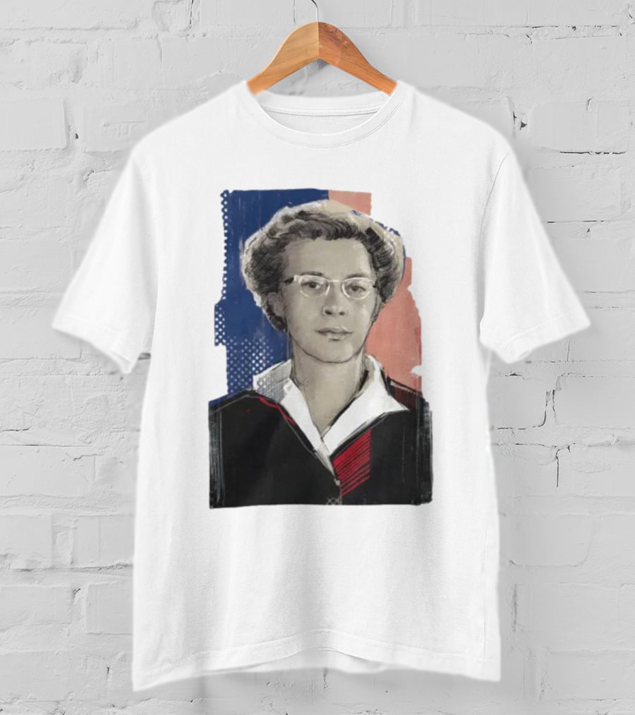 Milada Horáková Portrait With Blue T-Shirt
