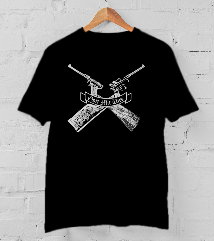 Gott Mit Uns Crossed Rifles T-Shirt
