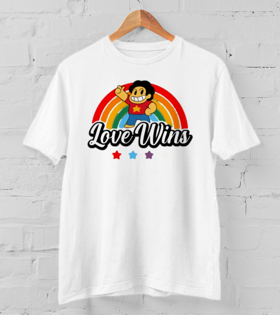 Love Wins Rainbow Steven Universe Star Power T-Shirt