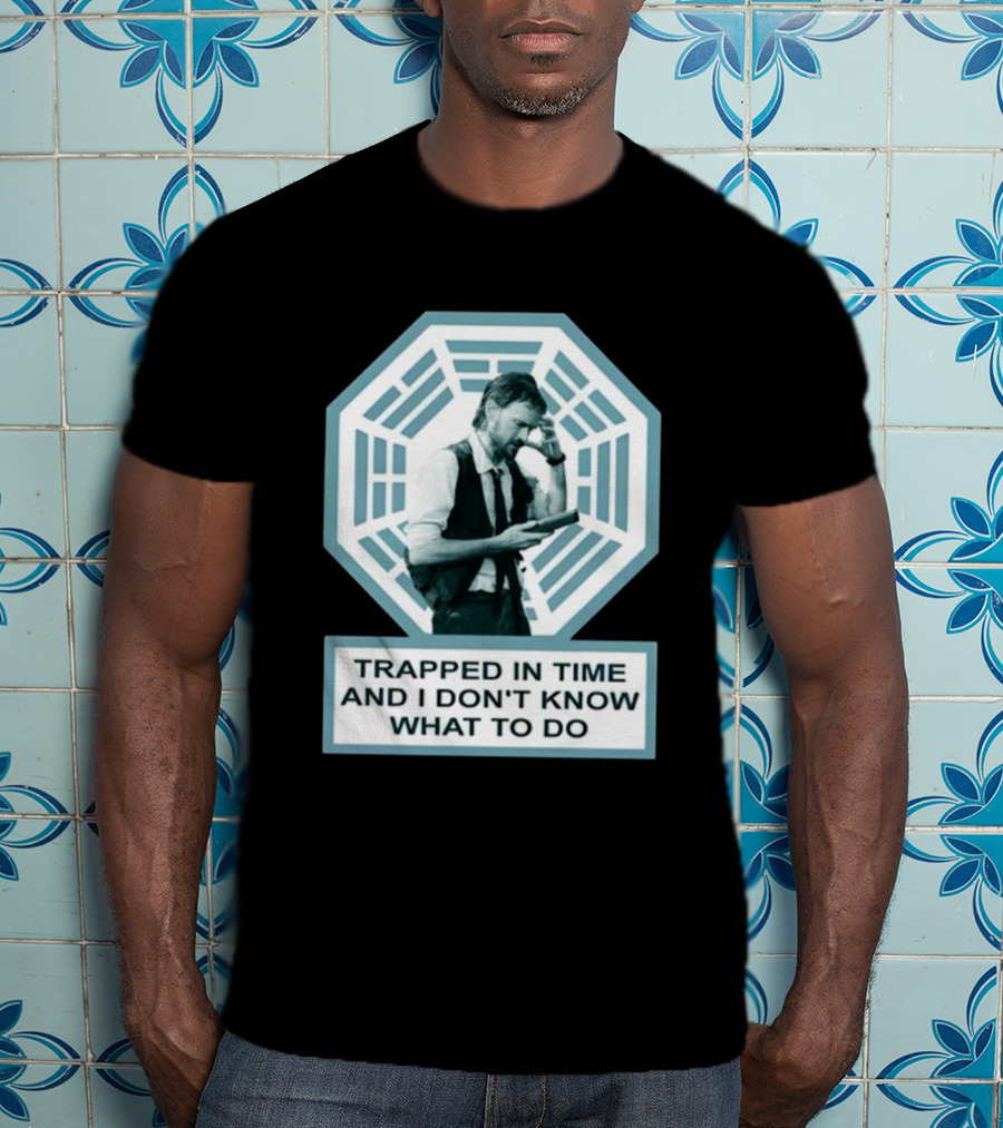 Daniel Faraday Trapped In Time Dharma Initiative Paradox Quandary T-Shirt