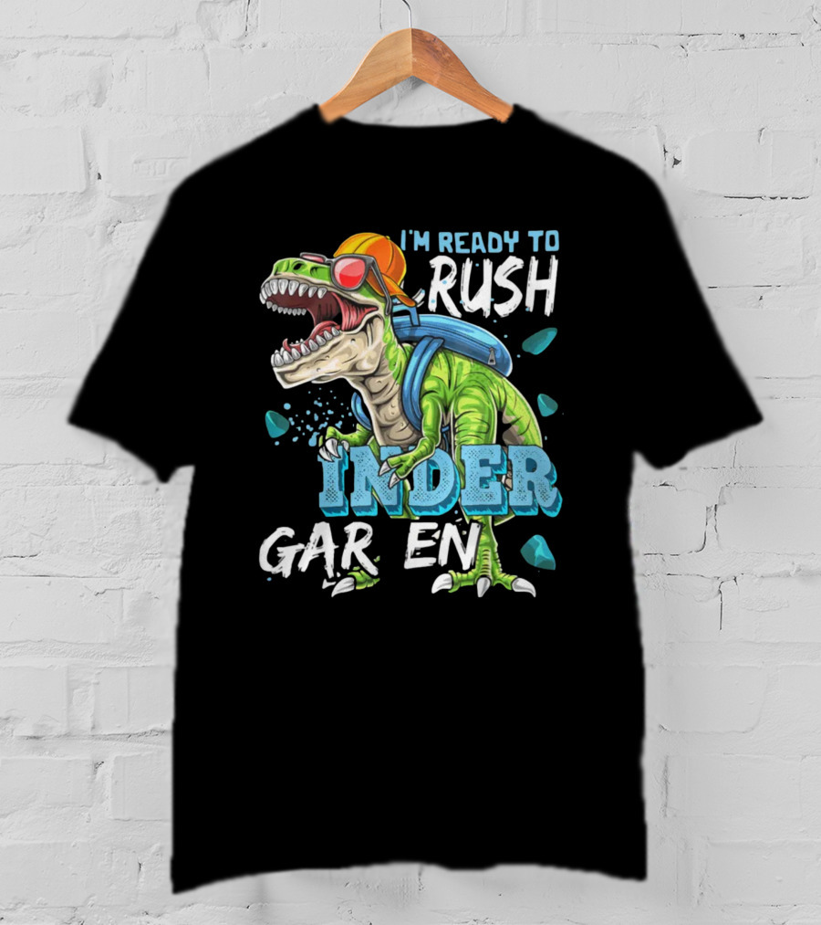 I'm Ready To Crush Kindergarten Dinosaur Adventure T-Shirt