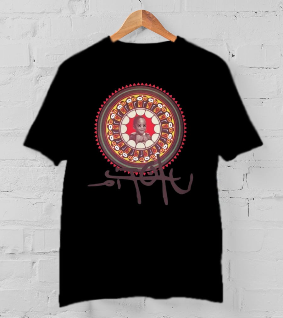 Utopia Kaws Baby Face Mandala T-Shirt