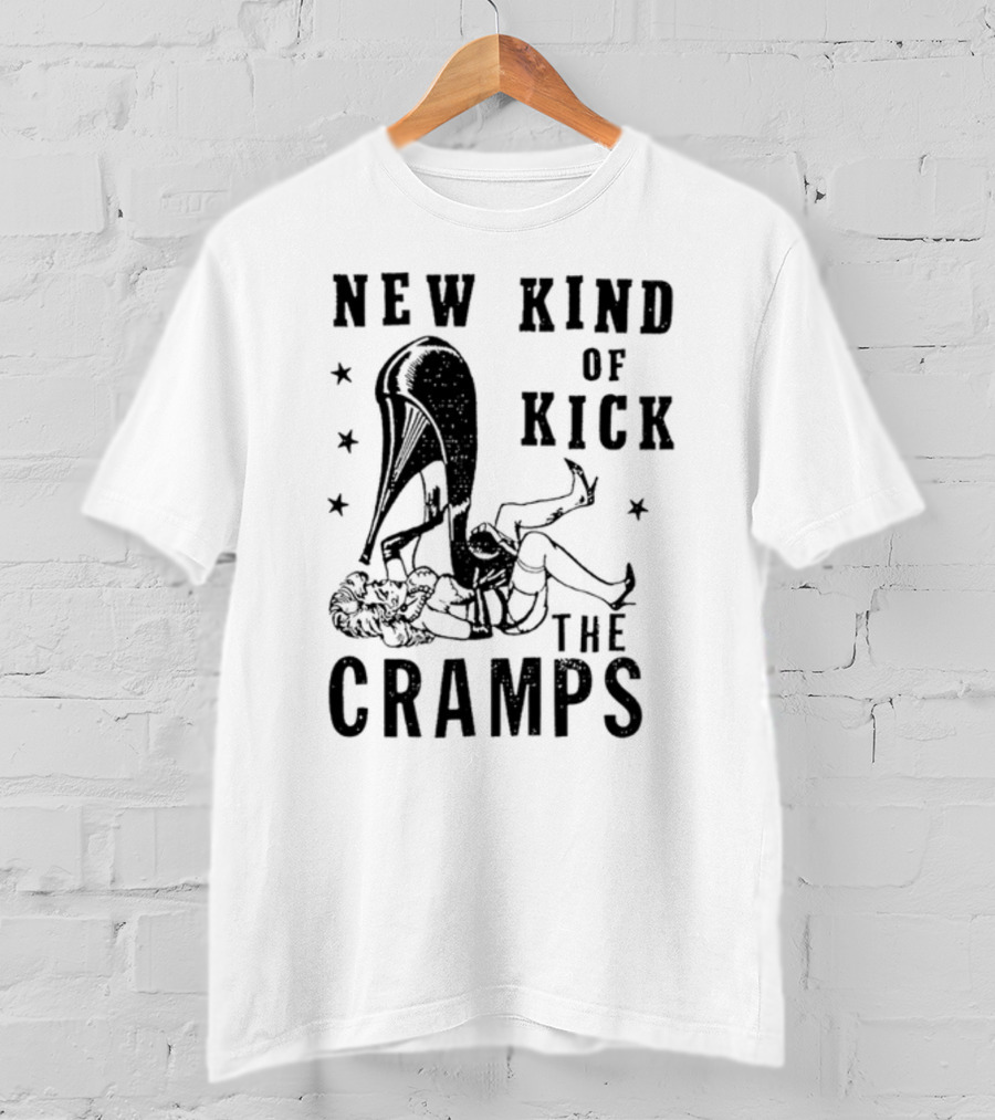 New Kind Of Kick The Cramps Retro Pin-Up T-Shirt
