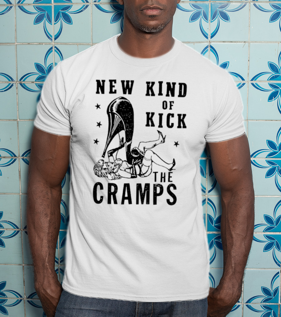 New Kind Of Kick The Cramps Retro Pin-Up T-Shirt