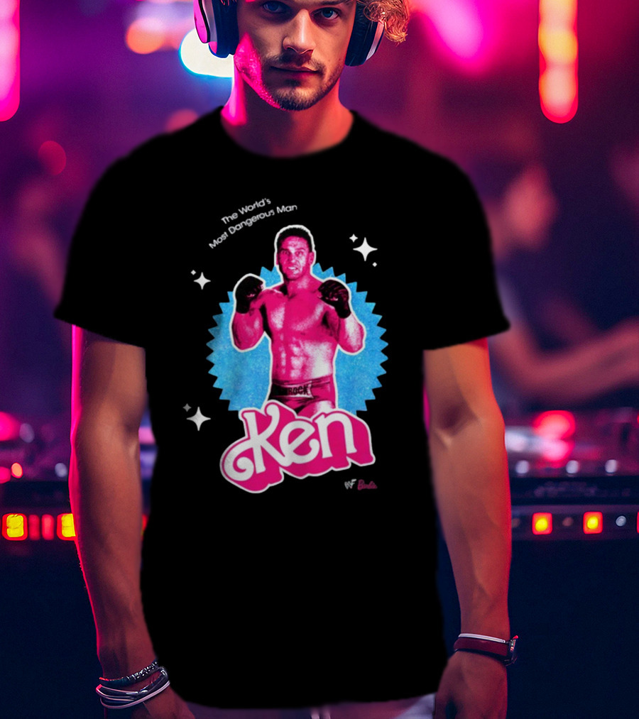 Nostalgiagland Ken The World's Most Dangerous Man Bold Retro Boxing T-Shirt
