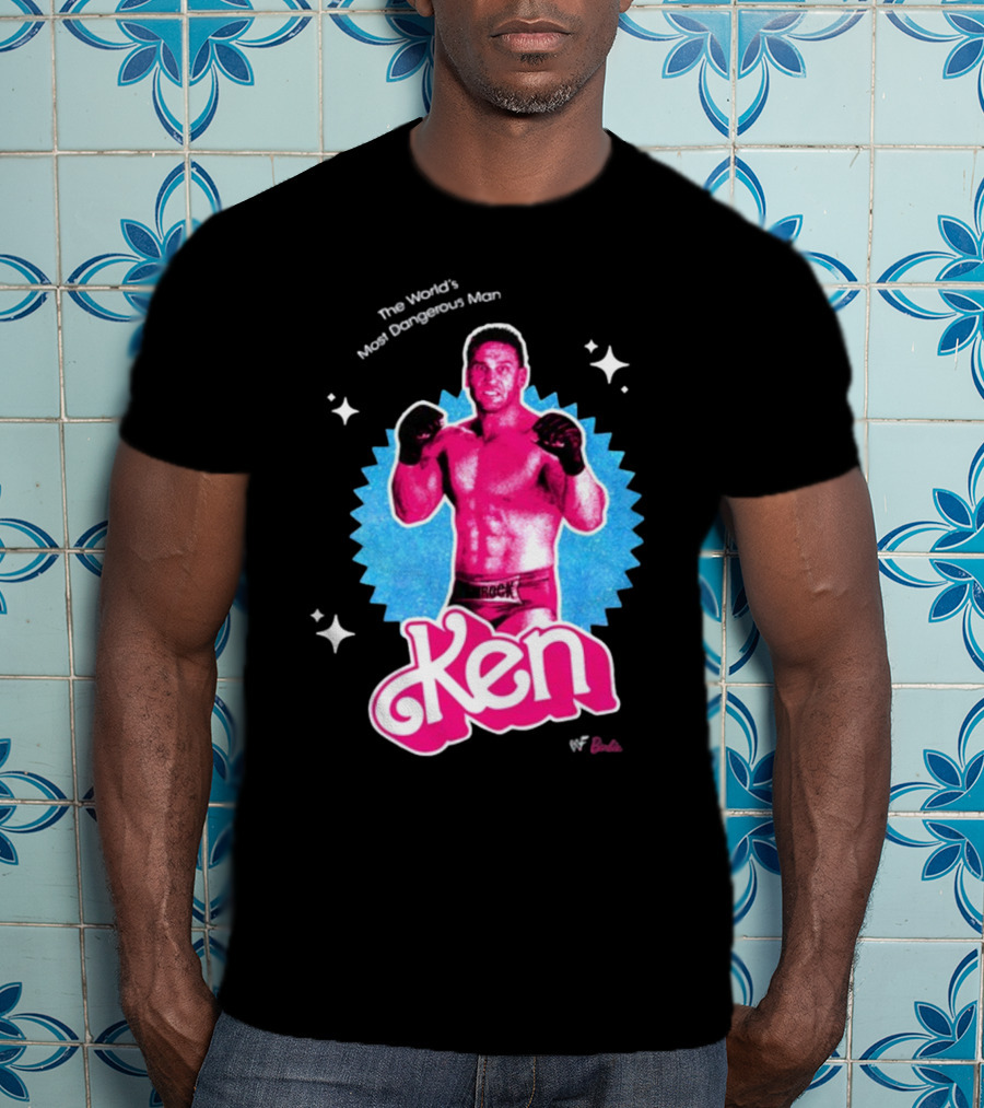 Nostalgiagland Ken The World's Most Dangerous Man Bold Retro Boxing T-Shirt