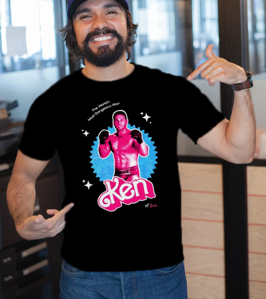 Nostalgiagland Ken The World's Most Dangerous Man Bold Retro Boxing T-Shirt