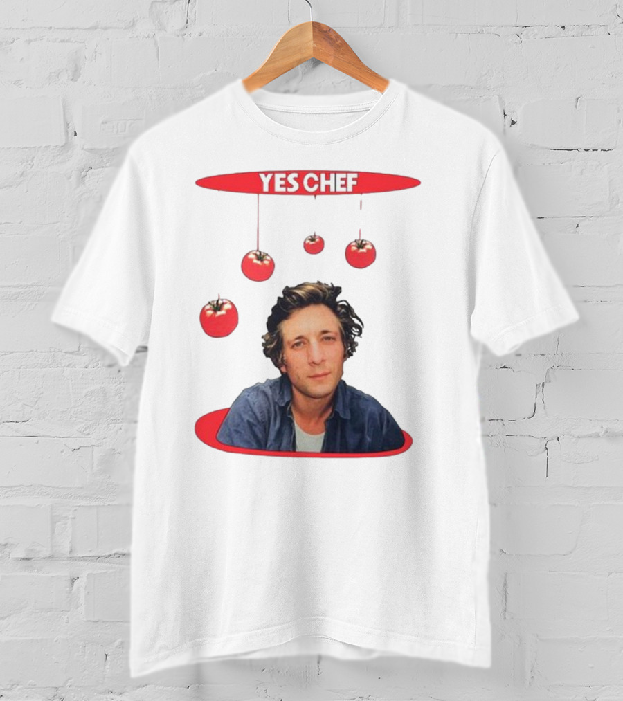 Yes Chef Hanging Tomatoes Guy T-Shirt