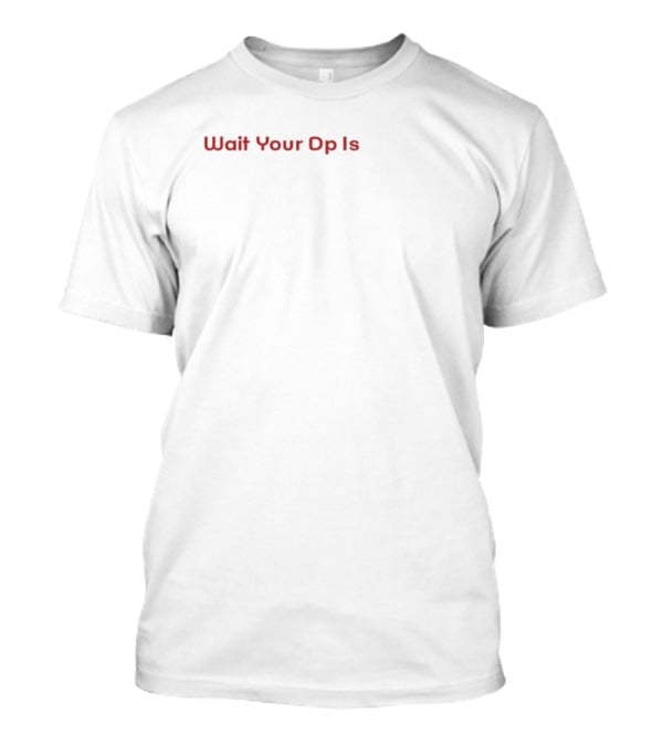 Wait Your Dp Is T-Shirt