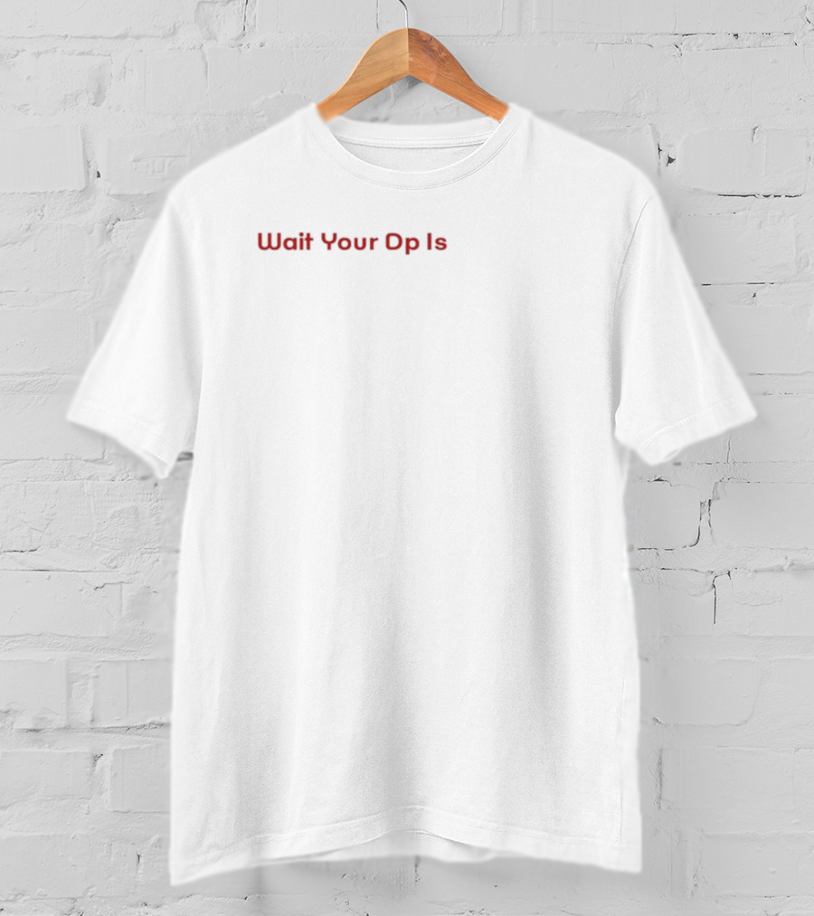 Wait Your Dp Is T-Shirt
