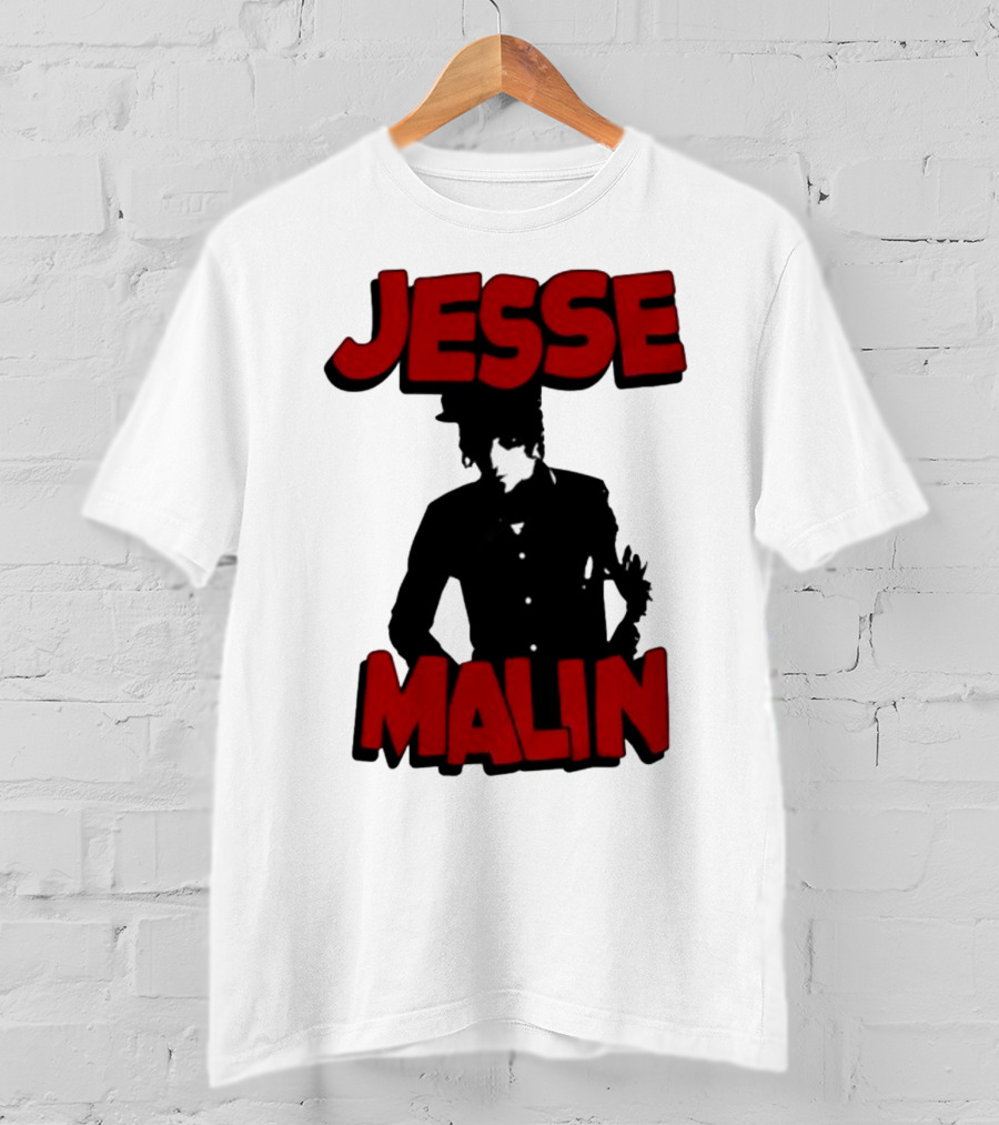 Jesse Malin Bold Red Text T-Shirt