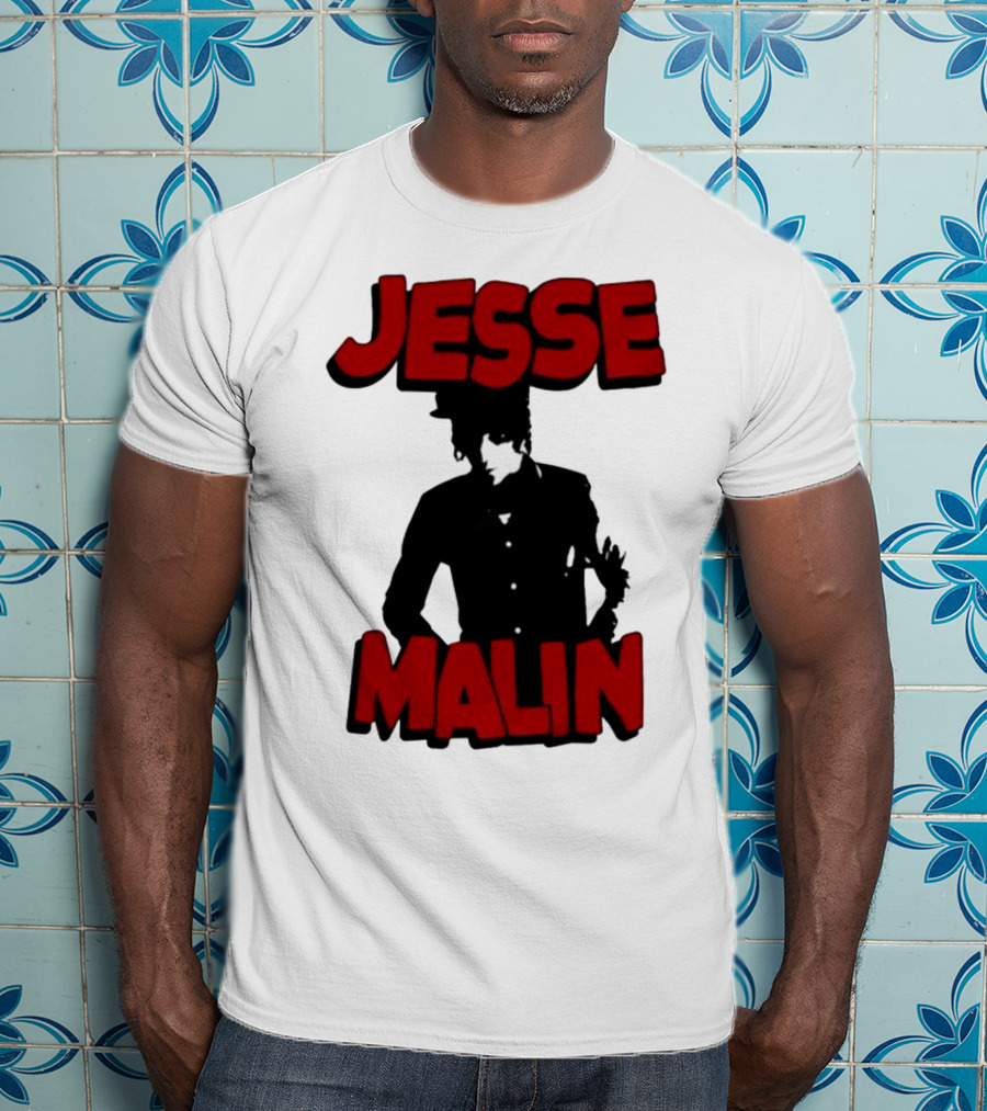 Jesse Malin Bold Red Text T-Shirt