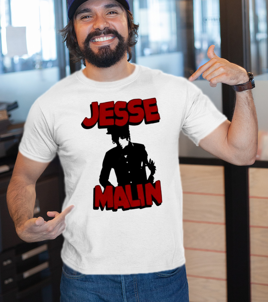 Jesse Malin Bold Red Text T-Shirt