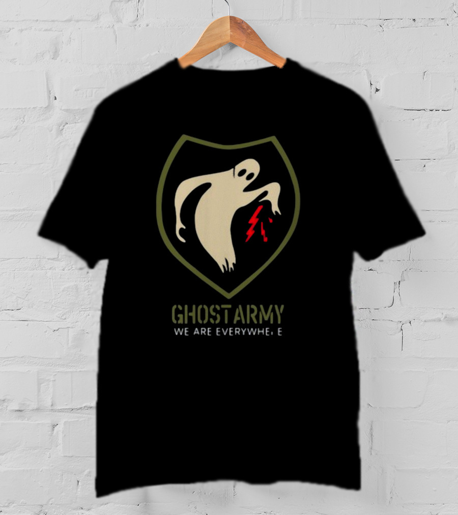 Ghost Army We Are Everywhere With Lightning Shield T-Shirt