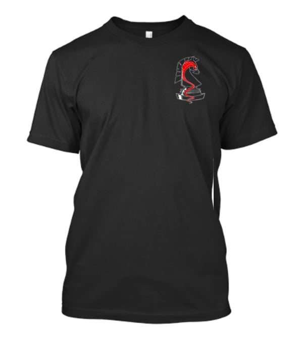 Hard To Kill Red Serpentine Chess Knight T-Shirt