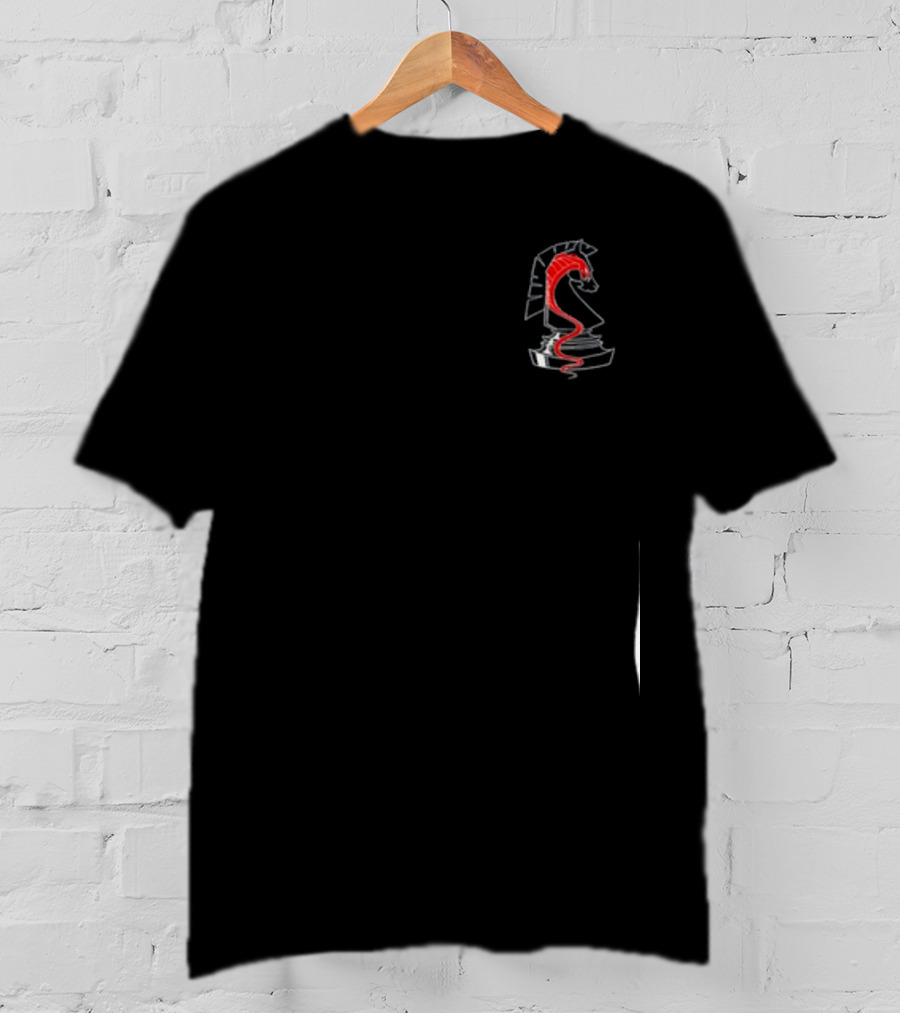 Hard To Kill Red Serpentine Chess Knight T-Shirt