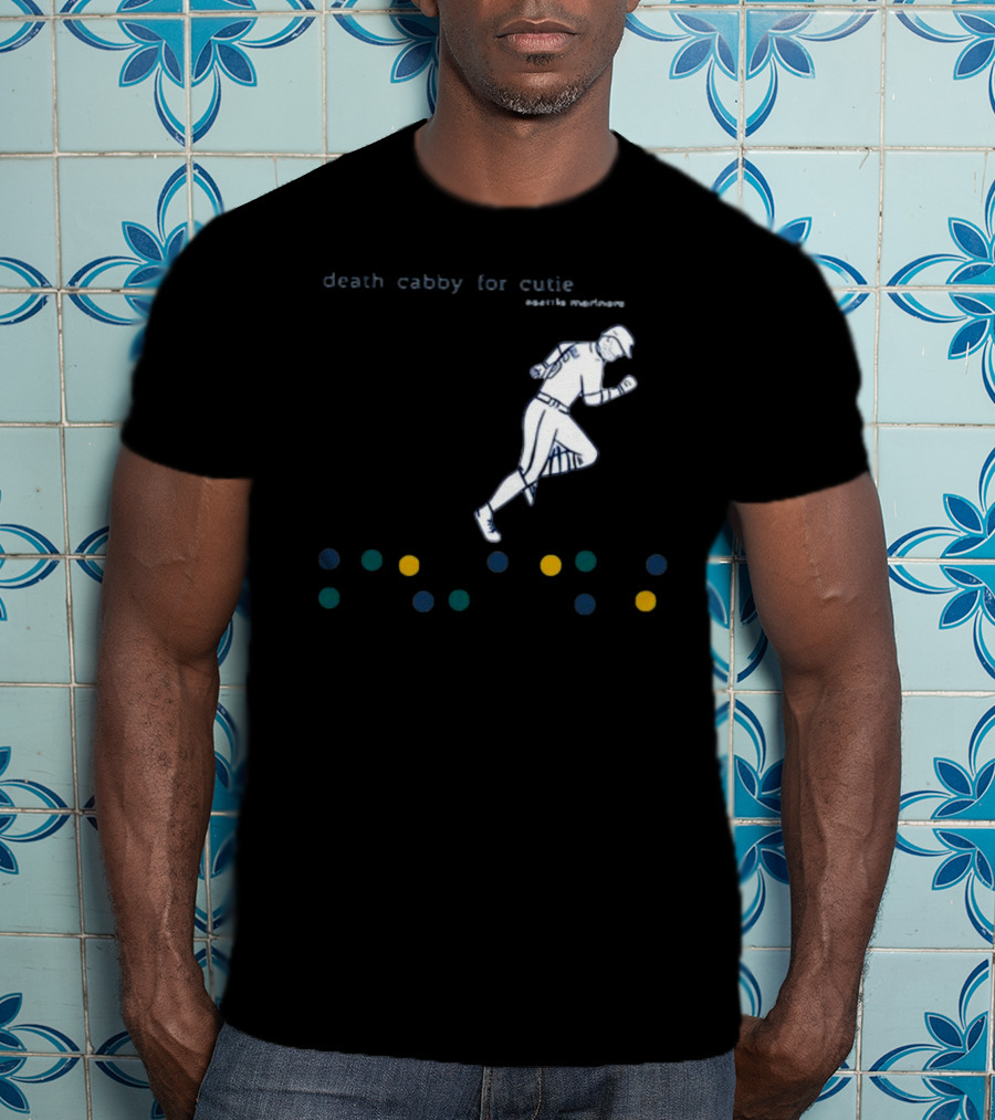 Death Cabby For Cutie Seattle Mariners Baseball Player Dots T-Shirt