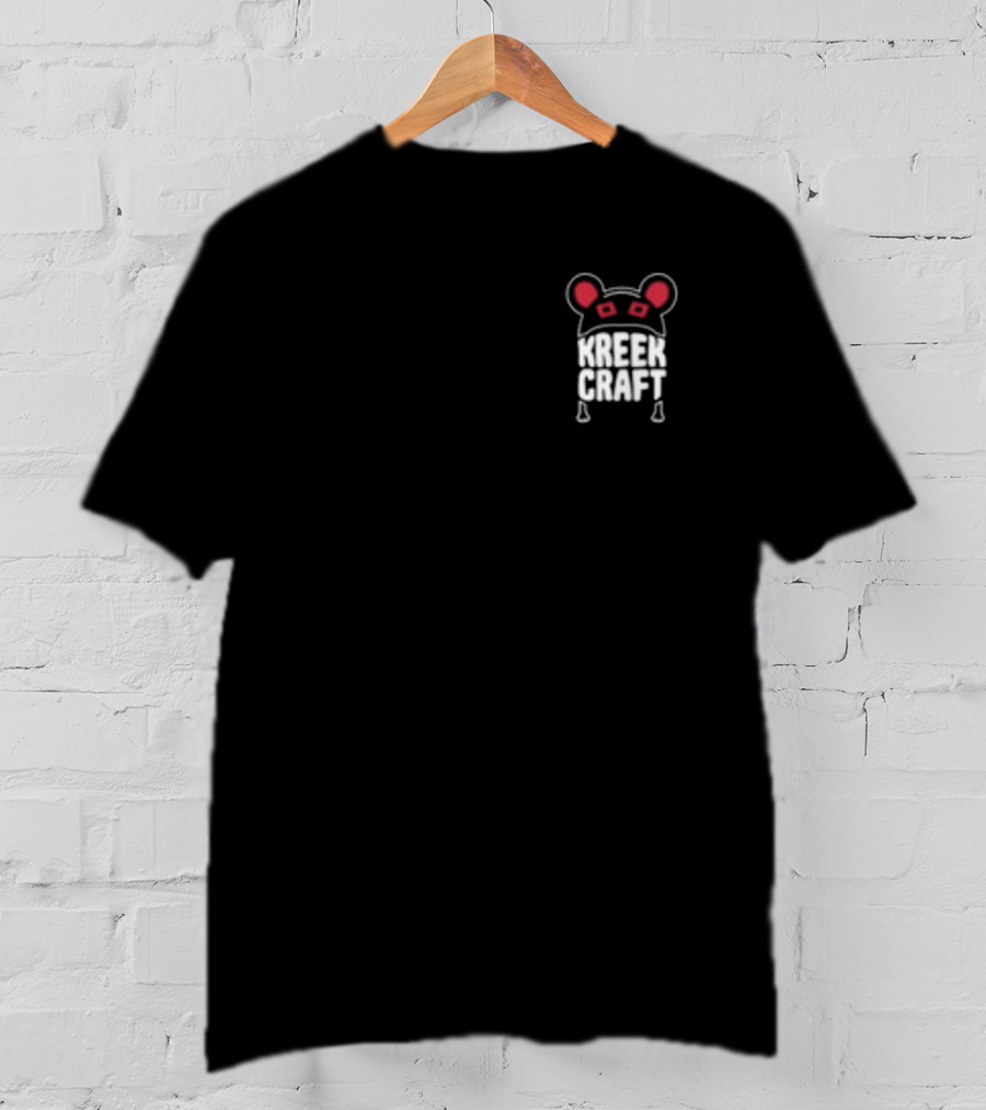KreekCraft Hacker Gamer Iconic Red Ears T-Shirt