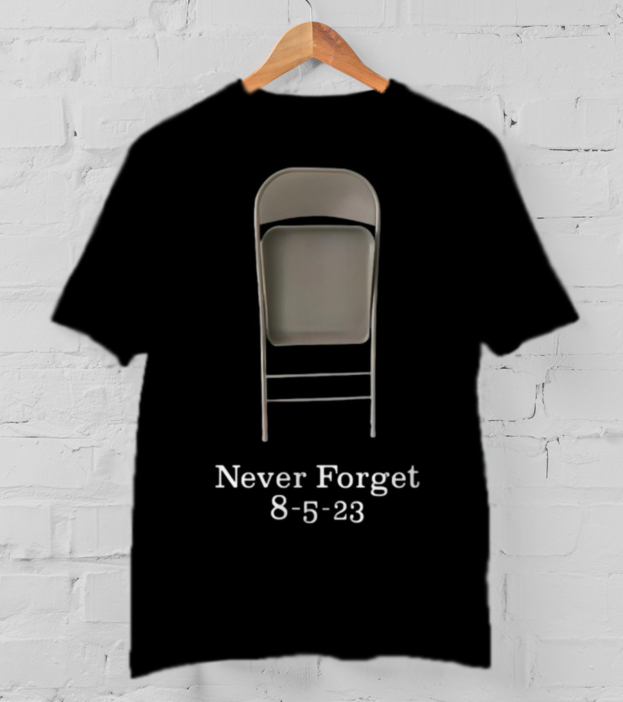 Never Forget 8-5-23 Montgomery Alabama High Chair Folded Seat T-Shirt