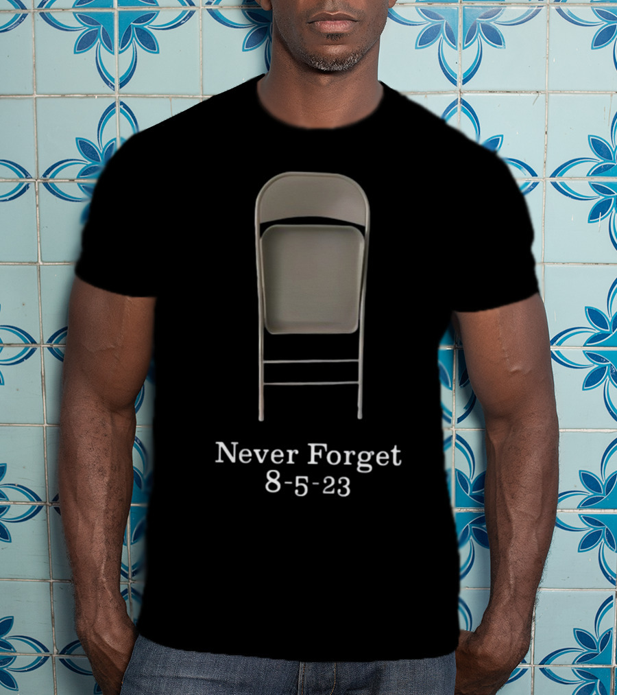 Never Forget 8-5-23 Montgomery Alabama High Chair Folded Seat T-Shirt