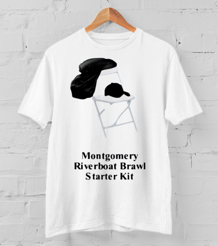 Montgomery Riverboat Brawl Starter Kit Folding Chair And Cap T-Shirt