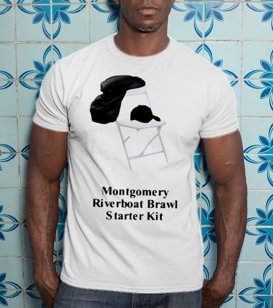 Montgomery Riverboat Brawl Starter Kit Folding Chair And Cap T-Shirt