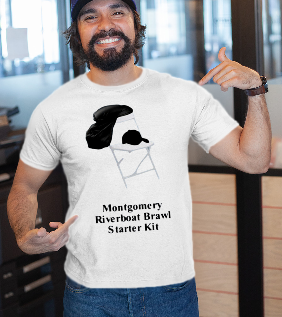 Montgomery Riverboat Brawl Starter Kit Folding Chair And Cap T-Shirt