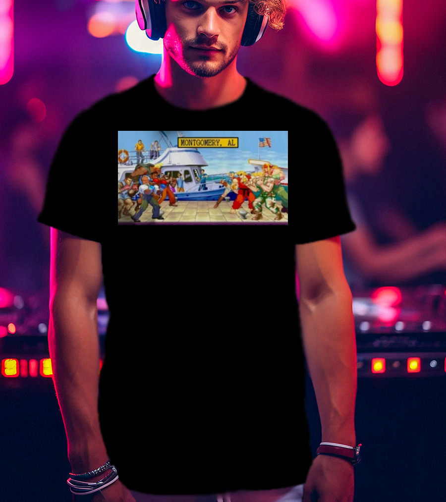 Montgomery AL Boat Dock Brawl Showdown T-Shirt
