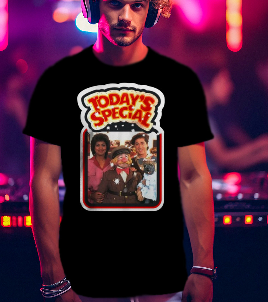 Today's Special 80's Nickelodeon Craig Baird Retro TV Cast T-Shirt