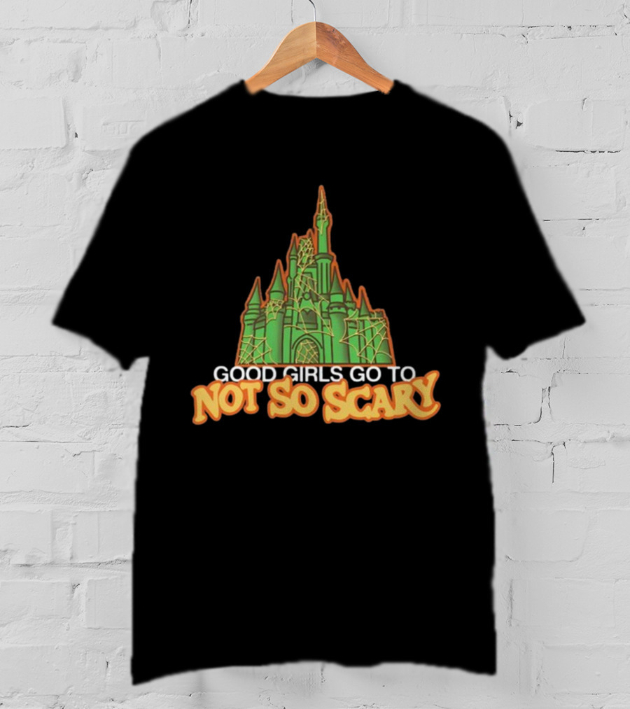 Good Girls Go To Not So Scary Castle Halloween Cobwebs T-Shirt