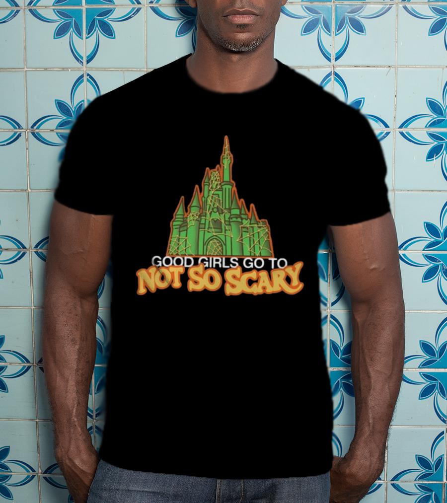 Good Girls Go To Not So Scary Castle Halloween Cobwebs T-Shirt