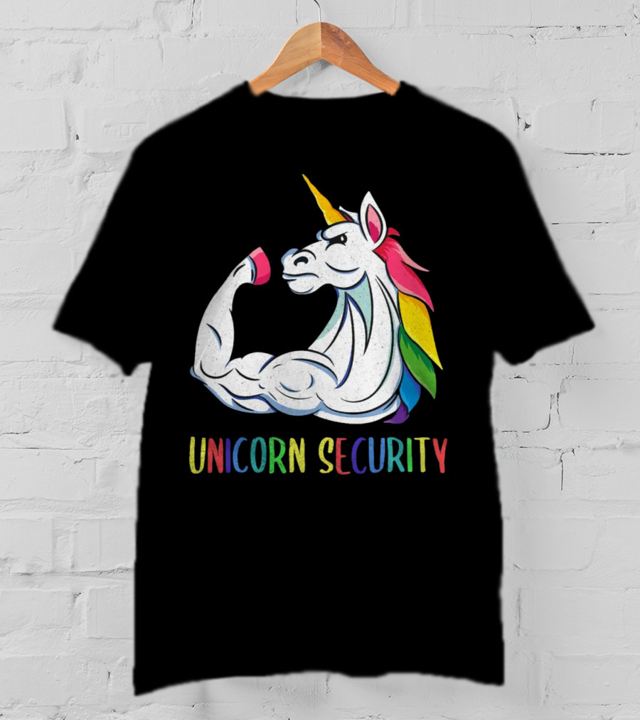 Unicorn Security Daddycorn Mens Cute Halloween Costume T-Shirt