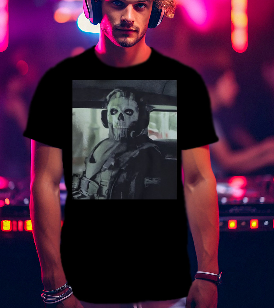 Modern Warfare II Ghost Mask Operator Stare T-Shirt