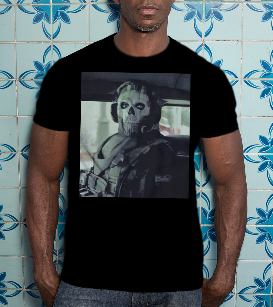 Modern Warfare II Ghost Mask Operator Stare T-Shirt