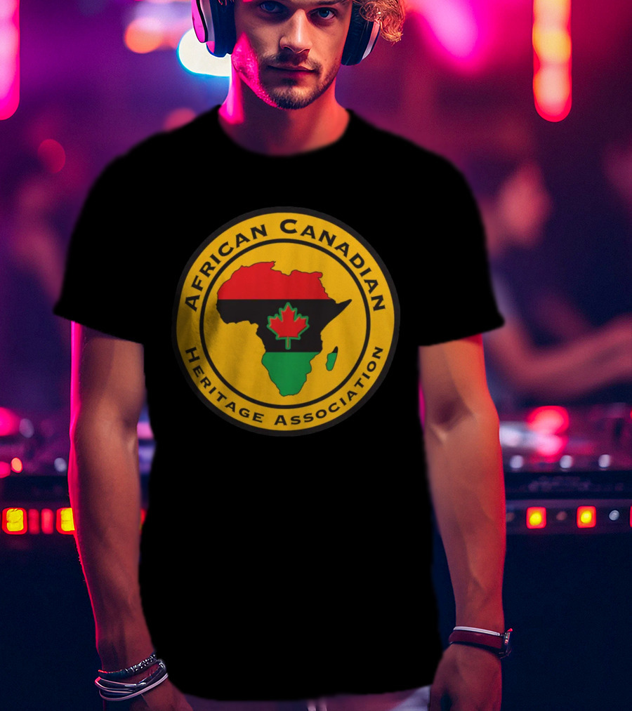 African Canadian Heritage Association Papa Burgundy T-Shirt