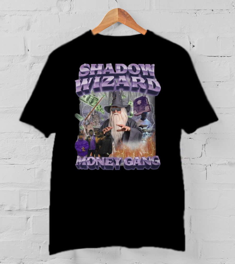 Shadow Wizard Money Gang Spellcasting Gangster Vibes T-Shirt