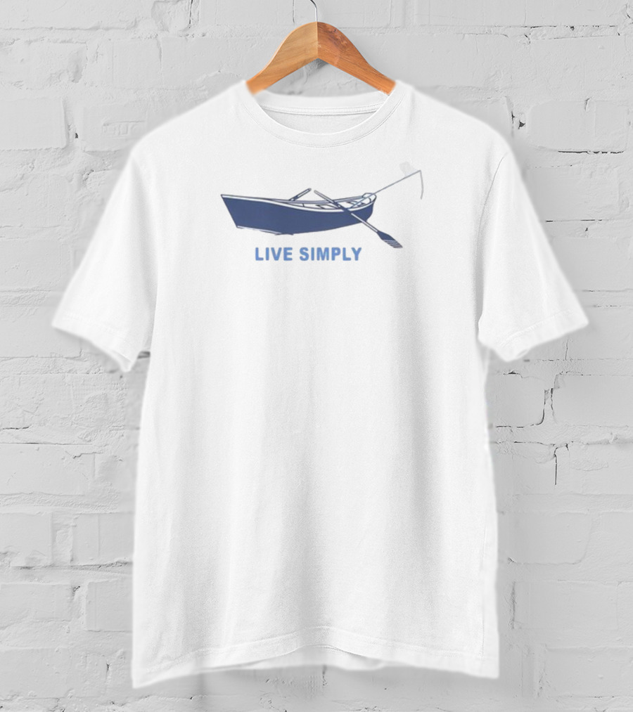 Live Simply Rowboat Tranquility T-Shirt