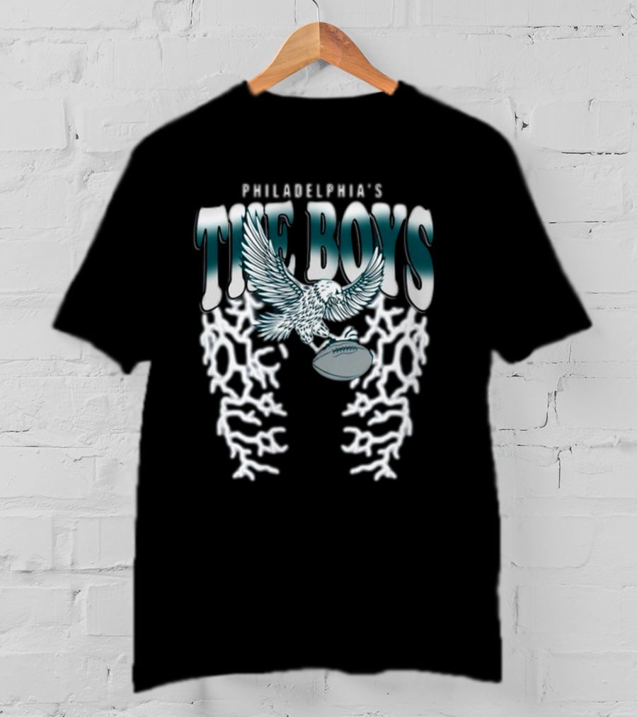 Philadelphia's The Boys Eagle Football Lightning T-Shirt
