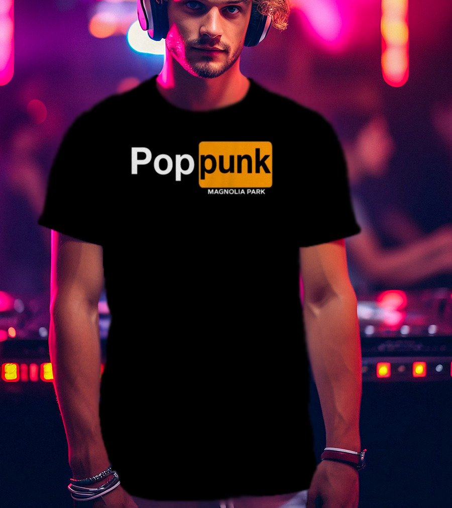Pop Punk Magnolia Park Block T-Shirt