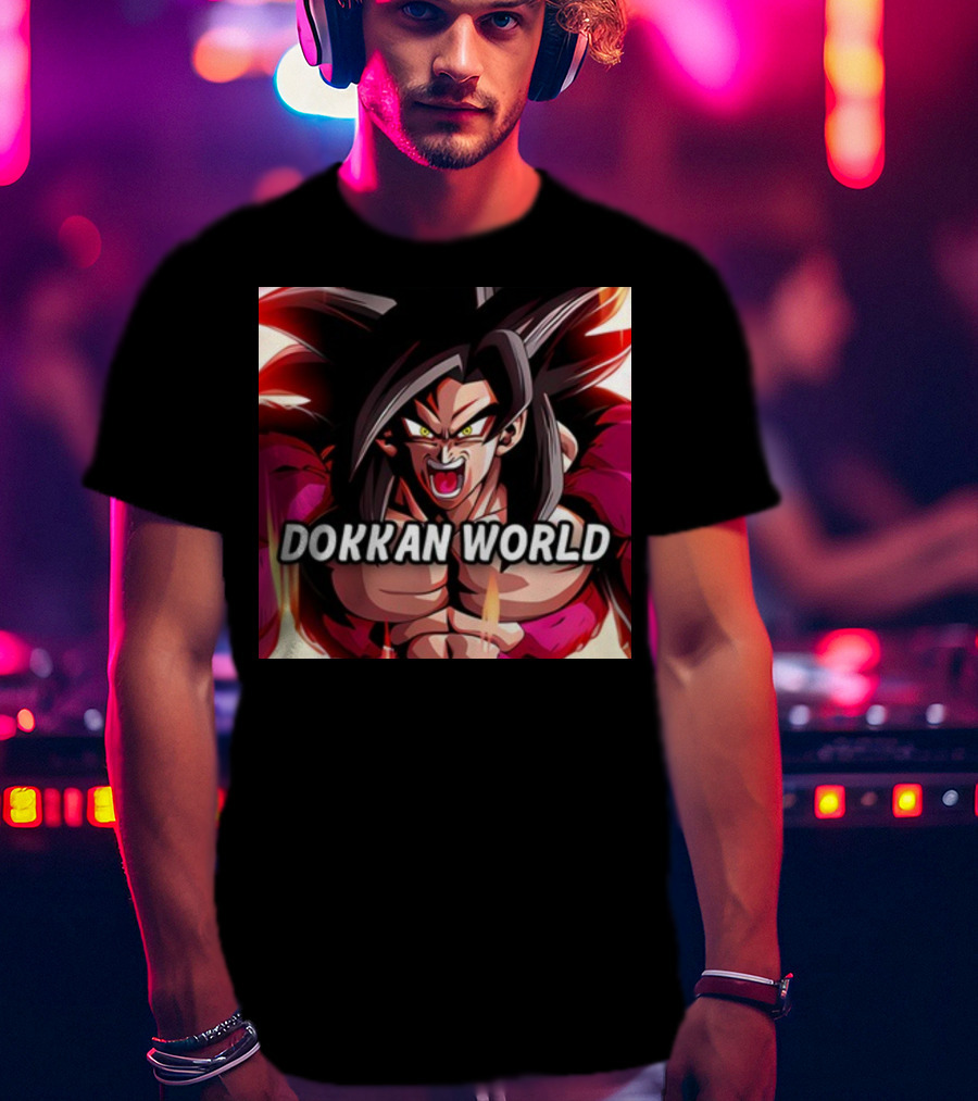 Dokkan World Super Saiyan 4 Character Burst T-Shirt