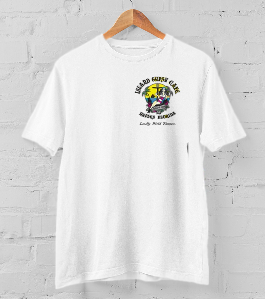 Island Gypsy Key West Florida Tropical Scene T-Shirt