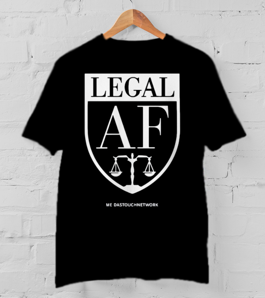 Karen F Agnifilo Legal AF MeidasTouch Network Scales Of Justice Emblem T-Shirt